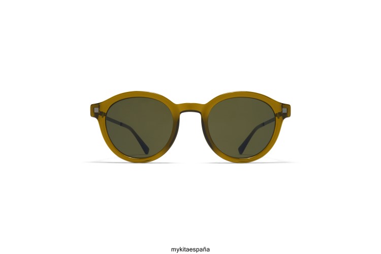 ketill montura: c114 peridot/grafito brillante|lente: crudo verde sólido ligero MYKITA ERT23198