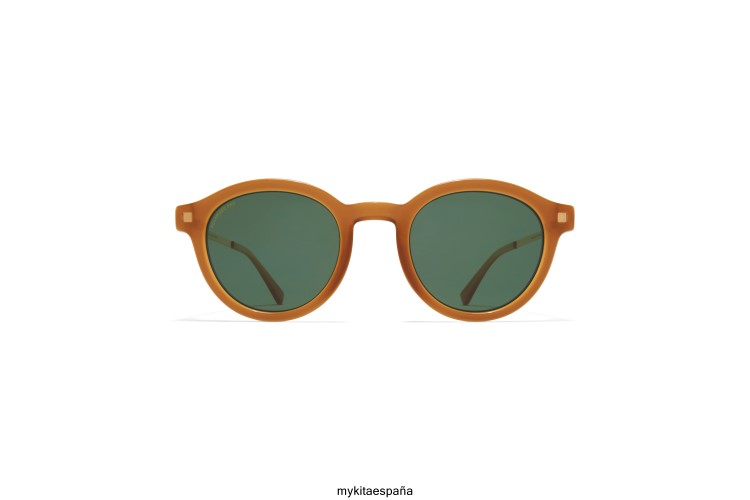 ketill montura: c99 marrón/marrón oscuro/brillante go|lente: polarizada verde pro 15 ligero MYKITA ERT23199