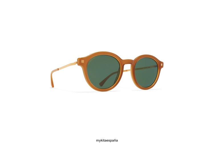 ketill montura: c99 marrón/marrón oscuro/brillante go|lente: polarizada verde pro 15 ligero MYKITA ERT23199