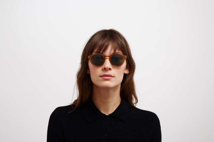 ketill montura: c99 marrón/marrón oscuro/brillante go|lente: polarizada verde pro 15 ligero MYKITA ERT23199