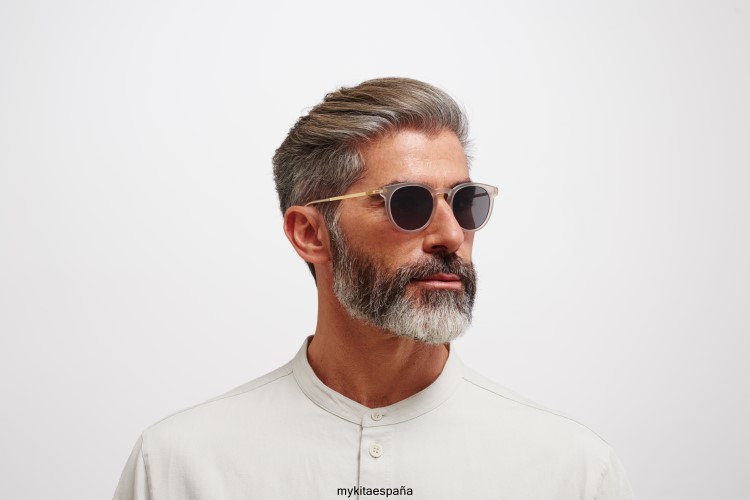 lahti montura: c101 champán mate/brillante go|lente: gris polarizado pro hi-con ligero MYKITA ERT23205