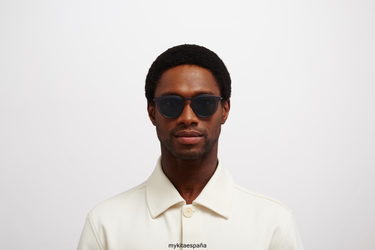 lahti montura: c107 mate deep ocean/blackber|lente: polarized pro ocean blue ligero MYKITA ERT23206