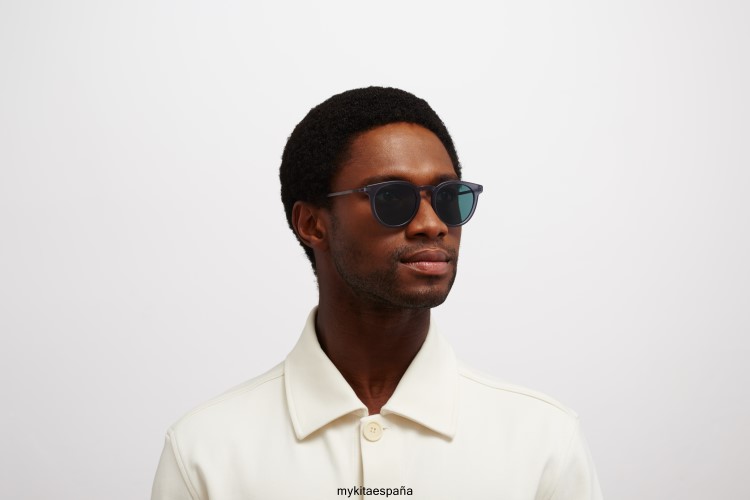 lahti montura: c107 mate deep ocean/blackber|lente: polarized pro ocean blue ligero MYKITA ERT23206