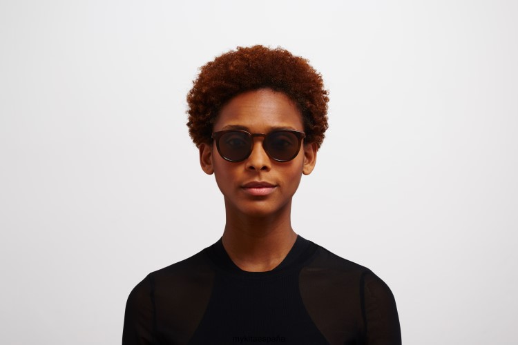lahti montura: c86 zanzibar/mocca|lente: marrón polarizado pro ámbar ligero MYKITA ERT23204