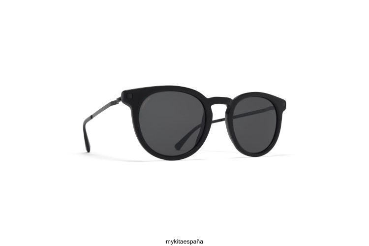 lahti montura: c98 negro mate/negro|lente: gris polarizado pro hi-con ligero MYKITA ERT23203