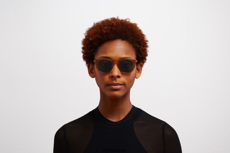 lahti montura: c99 marron marron oscuro/brillante go|lente: polarizada verde pro 15 ligero MYKITA ERT23202