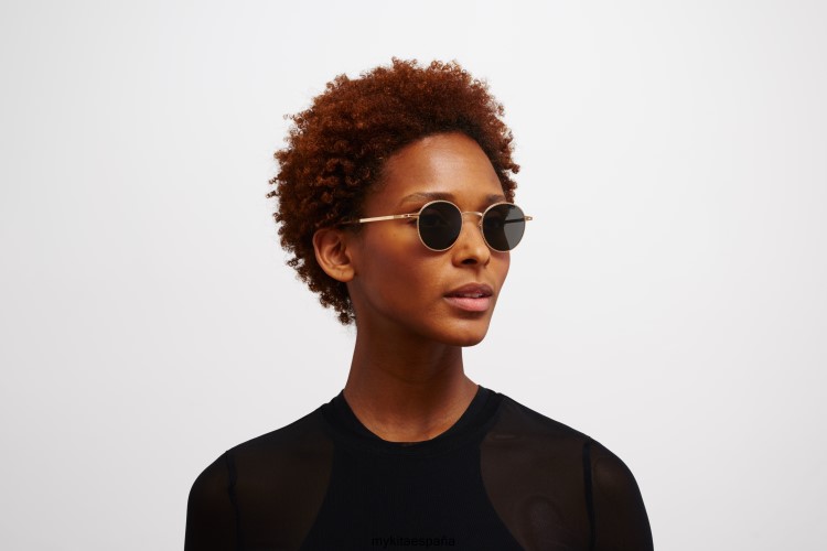 nis montura: oro champán|lente: gris oscuro sólido ligero MYKITA ERT23207