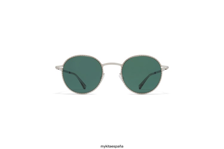 nis montura: plata brillo|lente: verde oscuro solido ligero MYKITA ERT23209