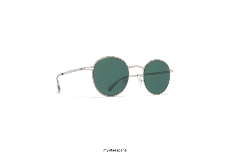 nis montura: plata brillo|lente: verde oscuro solido ligero MYKITA ERT23209