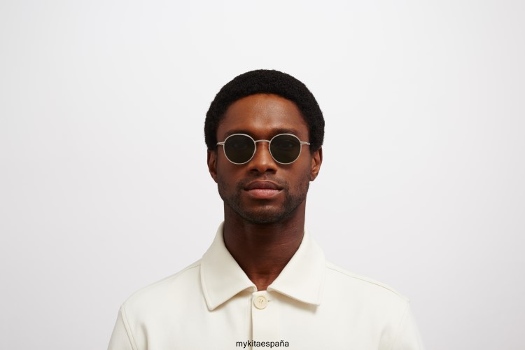 nis montura: plata brillo|lente: verde oscuro solido ligero MYKITA ERT23209