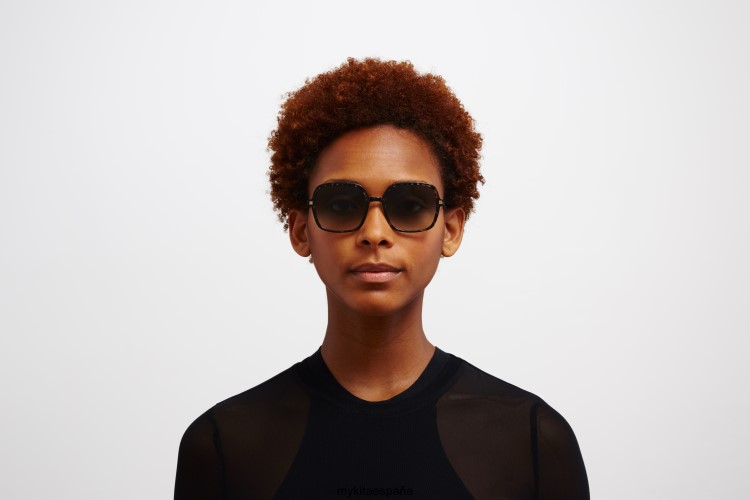 saima montura: c22 champagne gold/antigua|lente: negro crudo degradado ligero MYKITA ERT23124
