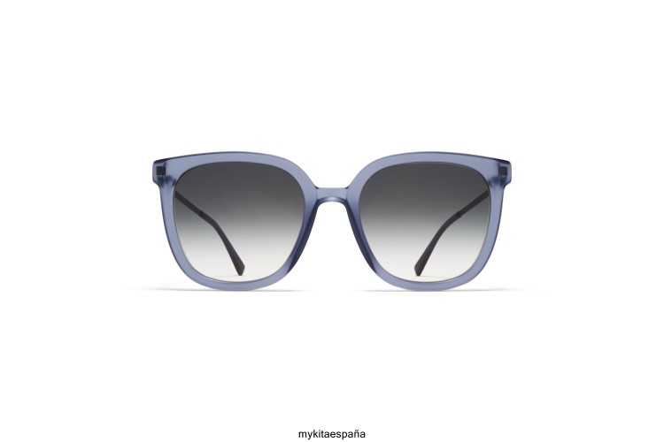 viska montura: c107 mate deep ocean/blackber|lente: negro crudo degradado ligero MYKITA ERT23126
