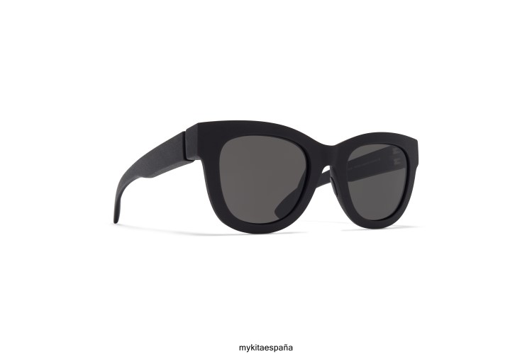 Rocío montura: md1 negro azabache|lente: gris oscuro sólido milón MYKITA ERT23138