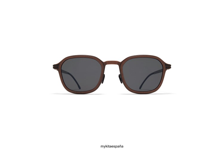 abeto montura: mh63 gris cachemira/negro|lente: polarizada gris pro hi-con milón MYKITA ERT23142
