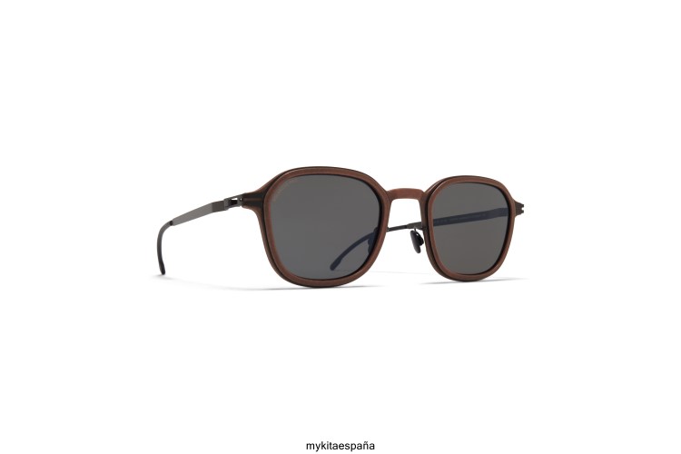 abeto montura: mh63 gris cachemira/negro|lente: polarizada gris pro hi-con milón MYKITA ERT23142