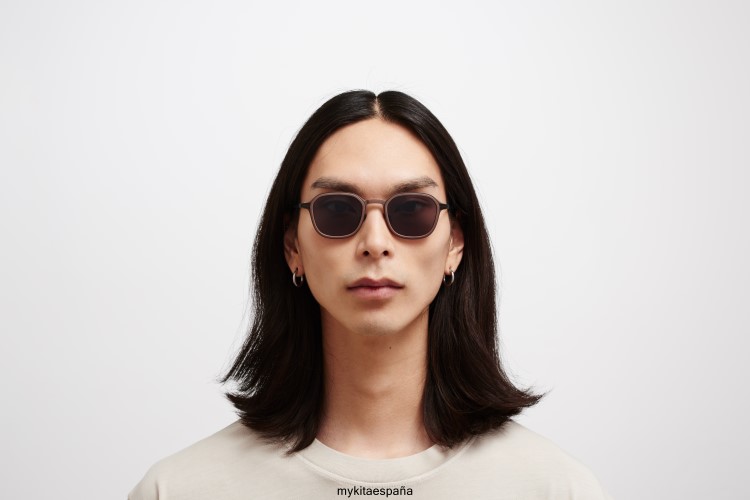 abeto montura: mh63 gris cachemira/negro|lente: polarizada gris pro hi-con milón MYKITA ERT23142