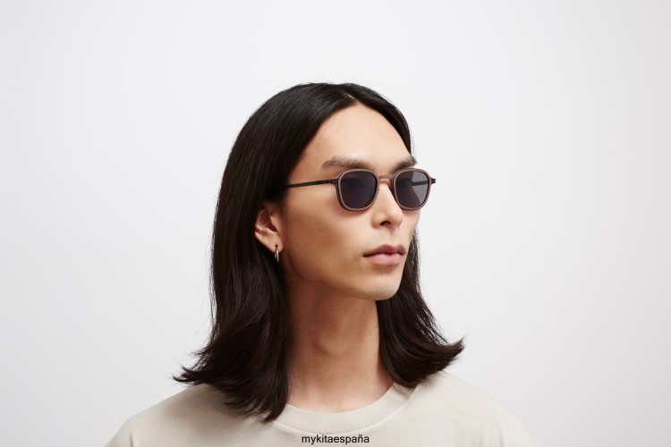 abeto montura: mh63 gris cachemira/negro|lente: polarizada gris pro hi-con milón MYKITA ERT23142