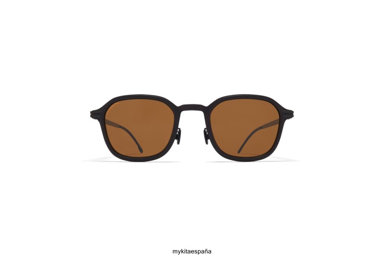 abeto montura: mh6 pitch black/black|lente: polarized pro ámbar marrón milón MYKITA ERT23143