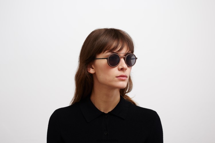 cicuta montura: mh63 gris cachemira/negro|lente: polarizada gris pro hi-con milón MYKITA ERT2351