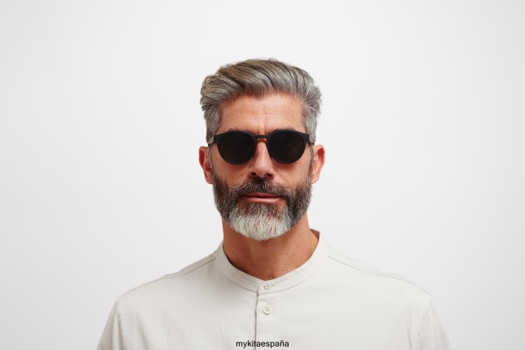 coleman montura: md1 negro azabache|lente: gris oscuro sólido milón MYKITA ERT23226