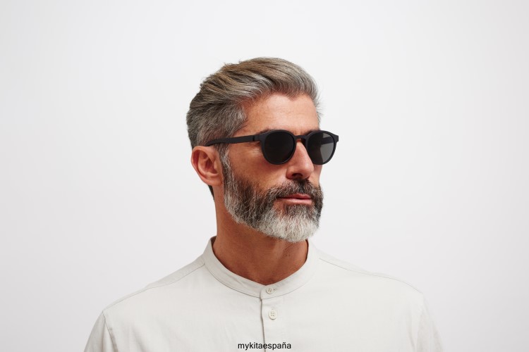 coleman montura: md1 negro azabache|lente: gris oscuro sólido milón MYKITA ERT23226