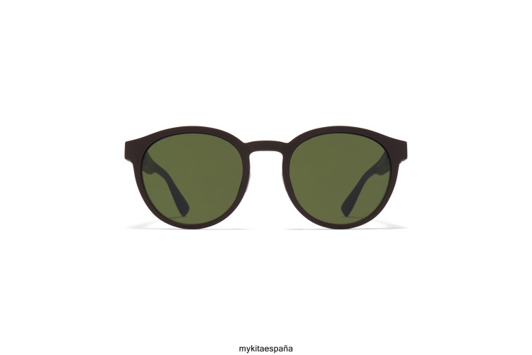 coleman montura: md22 marrón ébano|lente: verde sólido milón MYKITA ERT23227