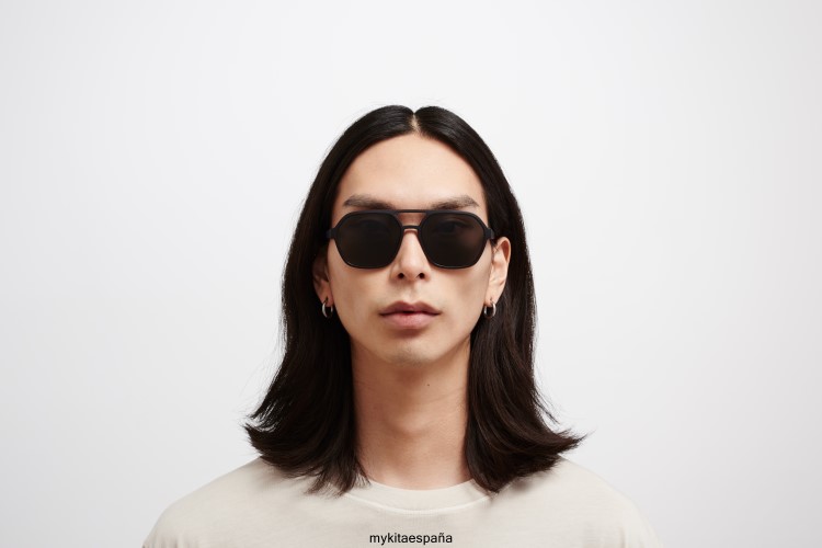 hidra montura: md1 negro azabache|lente: gris oscuro sólido milón MYKITA ERT2352