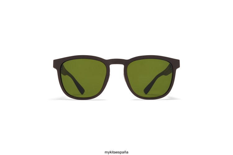 me encanta montura: md22 marrón ébano|lente: verde sólido milón MYKITA ERT23147