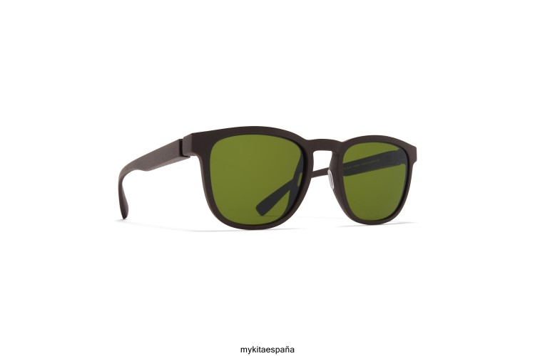 me encanta montura: md22 marrón ébano|lente: verde sólido milón MYKITA ERT23147