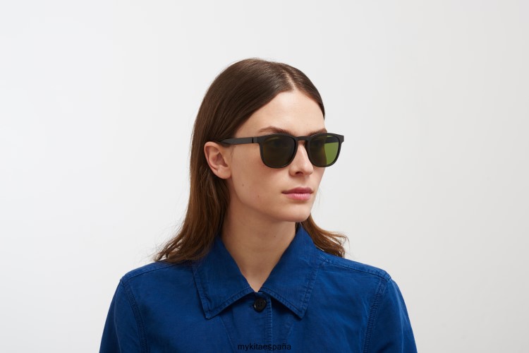 me encanta montura: md22 marrón ébano|lente: verde sólido milón MYKITA ERT23147
