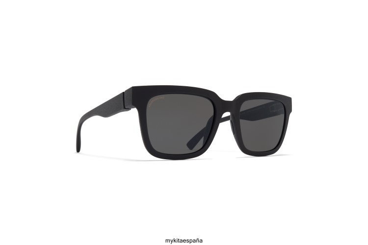 oscuridad montura: md1 pitch black|lente: polarized pro hi-con grey milón MYKITA ERT23141