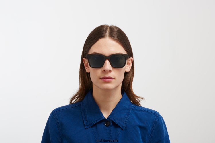 oscuridad montura: md22 marrón ébano|lente: polarizada pro océano azul milón MYKITA ERT23140
