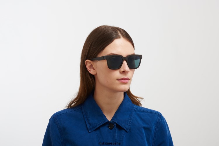 oscuridad montura: md22 marrón ébano|lente: polarizada pro océano azul milón MYKITA ERT23140