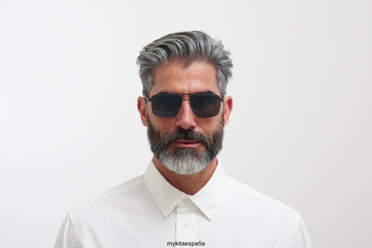 Josué montura: marron oscuro|lente: polarizada verde pro 15 no1 MYKITA ERT2320