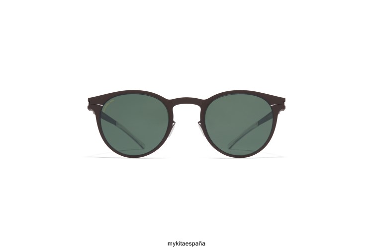 Riley montura: marron oscuro|lente: polarizada verde pro 15 no1 MYKITA ERT23191