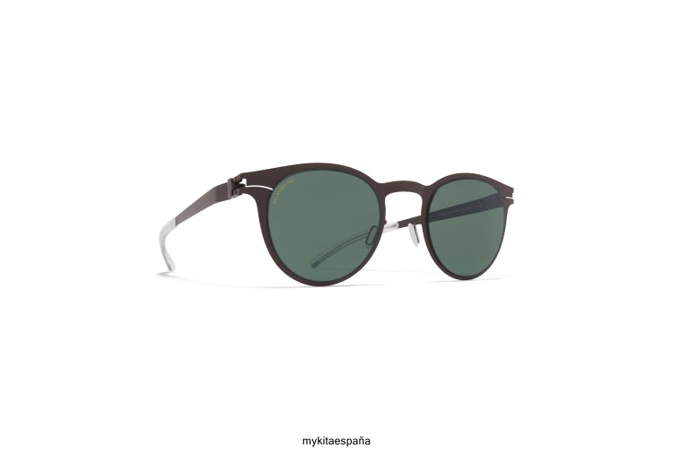 Riley montura: marron oscuro|lente: polarizada verde pro 15 no1 MYKITA ERT23191