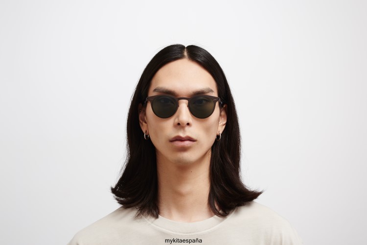 Riley montura: marron oscuro|lente: polarizada verde pro 15 no1 MYKITA ERT23191