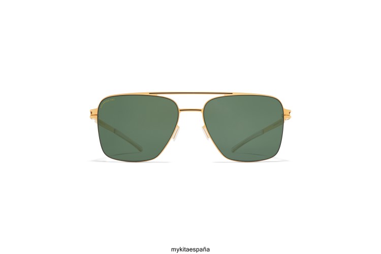 bernie montura: dorado/negro|lente: polarizada verde pro 15 no1 MYKITA ERT237