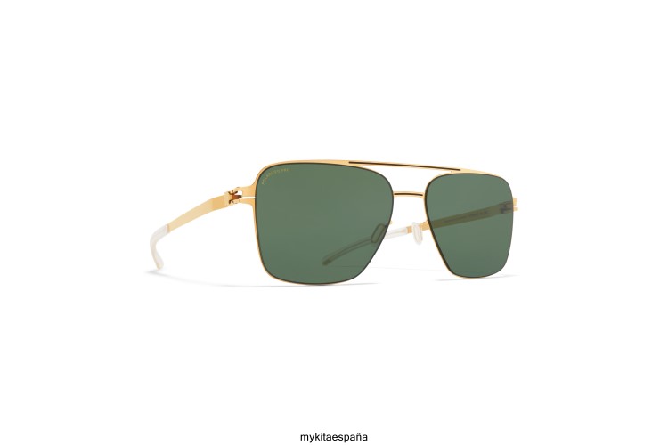 bernie montura: dorado/negro|lente: polarizada verde pro 15 no1 MYKITA ERT237