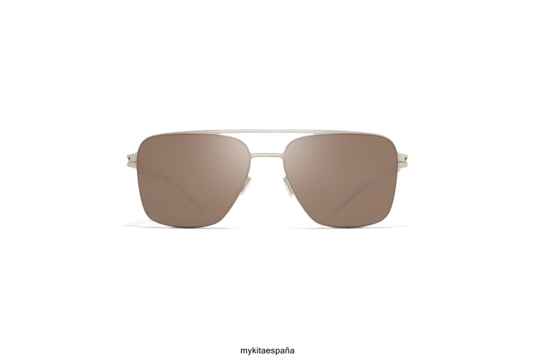bernie montura: plata/blanco|lente: polprohiconbrownsl/f no1 MYKITA ERT238