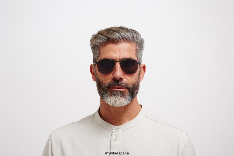 caleb montura: índigo/naranja|lente: polarizada gris pro hi-con no1 MYKITA ERT2312