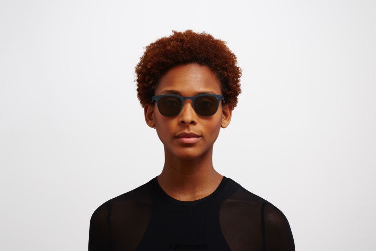 callo montura: índigo|lente: marrón crudo sólido no1 MYKITA ERT2390