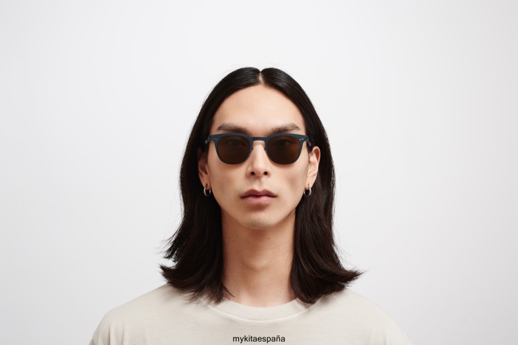 callo montura: índigo|lente: marrón crudo sólido no1 MYKITA ERT2390