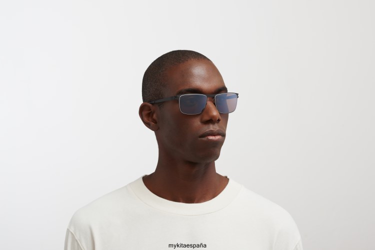 donovan montura: negro/blanco|lente: polarizada pro hi-con gris no1 MYKITA ERT2391