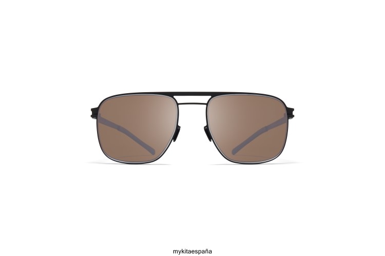 eli montura: negro/blanco|lente: polarizada pro hicon marron no1 MYKITA ERT2316