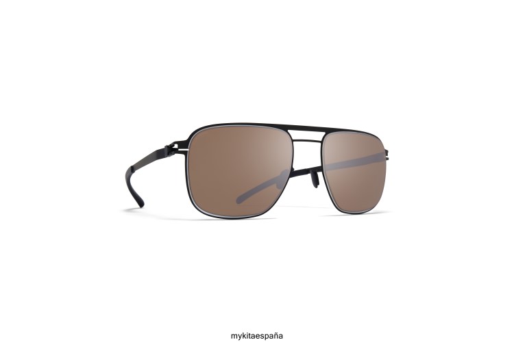 eli montura: negro/blanco|lente: polarizada pro hicon marron no1 MYKITA ERT2316