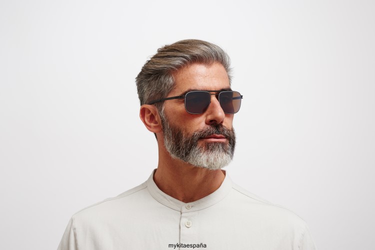 eli montura: negro/blanco|lente: polarizada pro hicon marron no1 MYKITA ERT2316