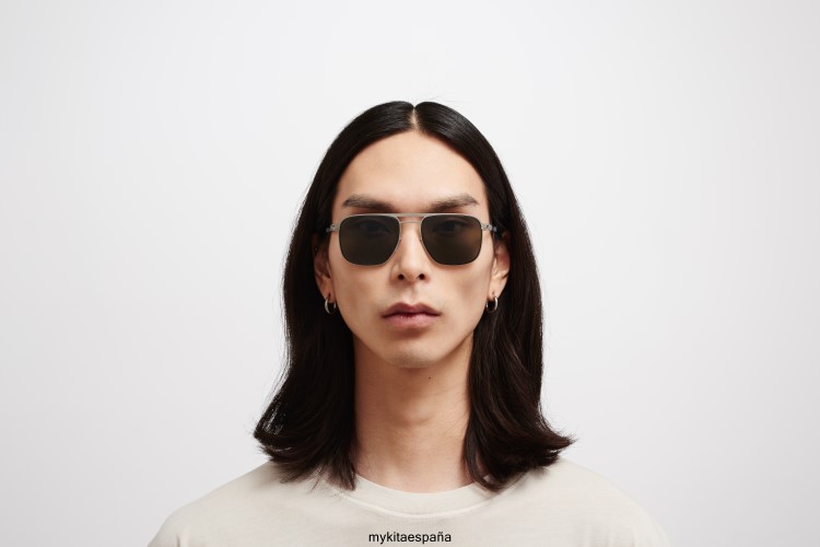 eli montura: plata mate/negro|lente: verde profesional polarizada no1 MYKITA ERT2317