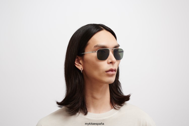eli montura: plata mate/negro|lente: verde profesional polarizada no1 MYKITA ERT2317