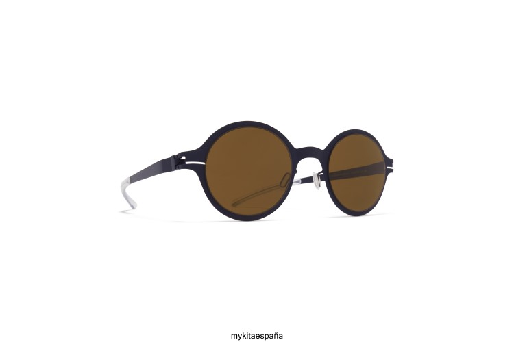 néstor montura: índigo|lente: marrón crudo sólido no1 MYKITA ERT23167